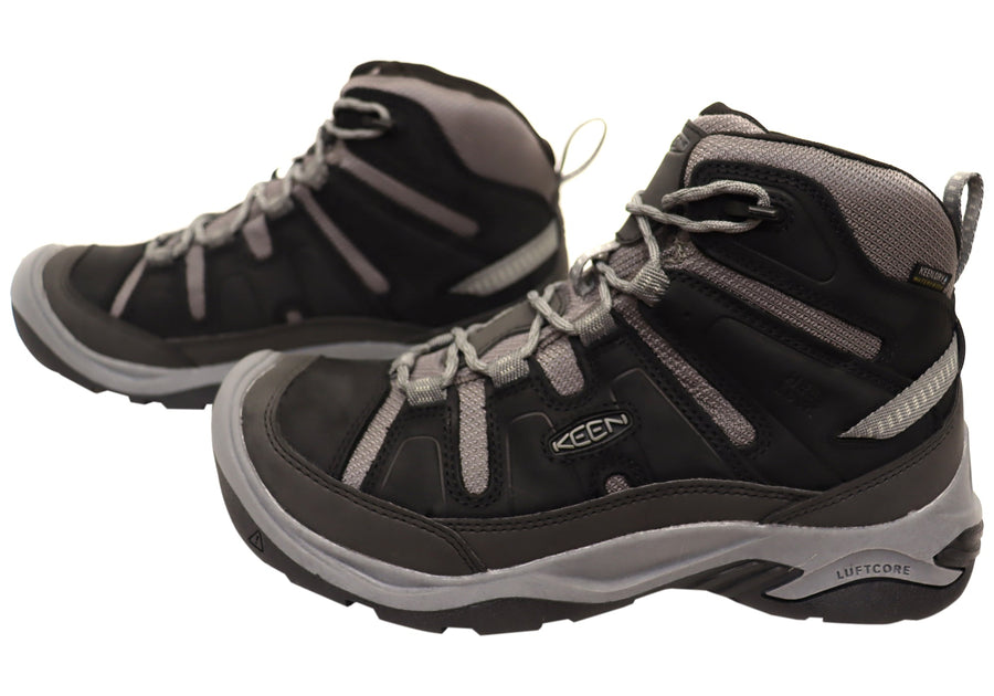 Keen Circadia Mid Waterproof Mens Leather Wide Fit Hiking Boots