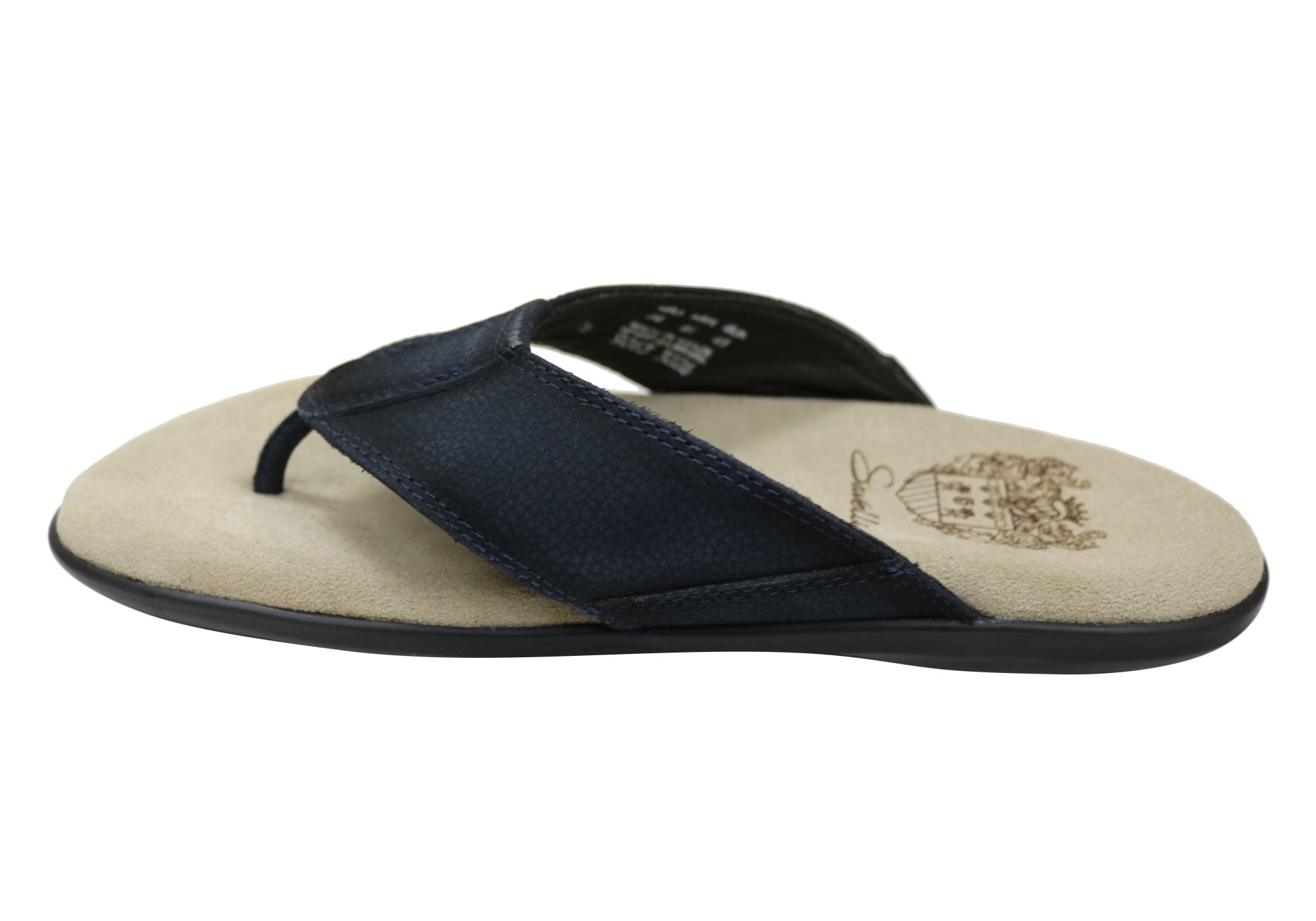 Savelli Laguna Mens Comfortable Leather Thongs Sandals Made In Brazil