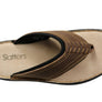 Slatters Kyte Mens Comfortable Leather Thongs Flip Flops