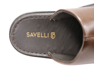 Savelli Matison Mens Comfortable Leather Slip On Shoes Made In Brazil