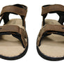 Slatters Kingsmen Mens Comfortable Adjustable Leather Sandals