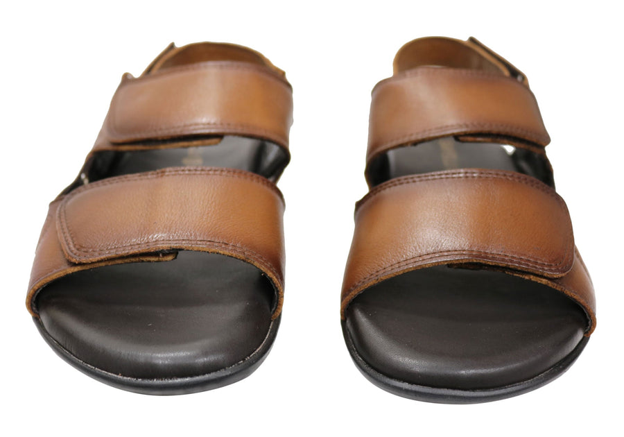 Savelli Samuel Mens Comfortable Leather Sandals Made In Brazil