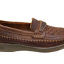 Slatters Glenelg Mens Comfort Leather Slip On Casual Shoes Moccasins