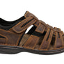 Slatters Torrens Mens Comfortable Leather Closed Back Sandals