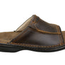 Slatters Tonga Mens Comfortable Leather Slides Sandals