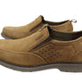 Slatters Malibu Brumby Mens Comfortable Leather Slip On Shoes