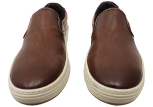 Ferricelli Wayne Mens Comfortable Leather Casual Shoes Made In Brazil