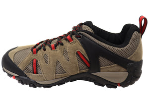 Merrell Mens Deverta 2 Comfortable Leather Hiking Shoes