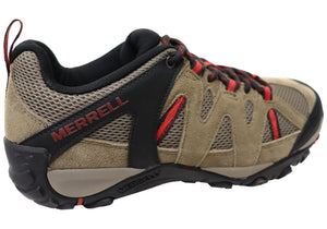 Merrell Mens Deverta 2 Comfortable Leather Hiking Shoes