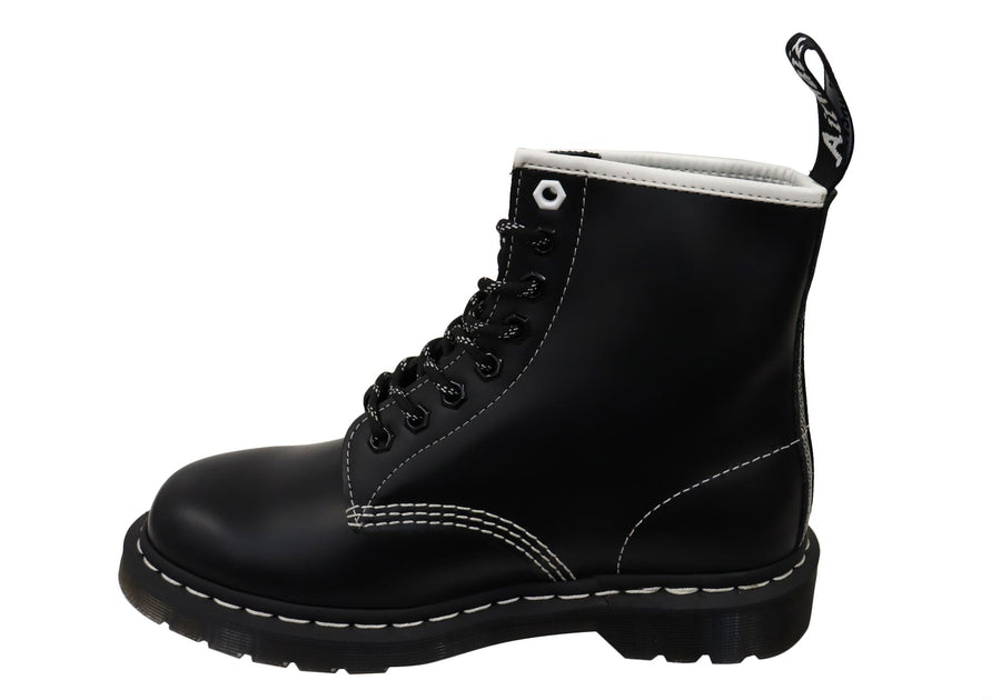 Dr Martens 1460 Disrupt Smooth Leather Lace Up Unisex Boots