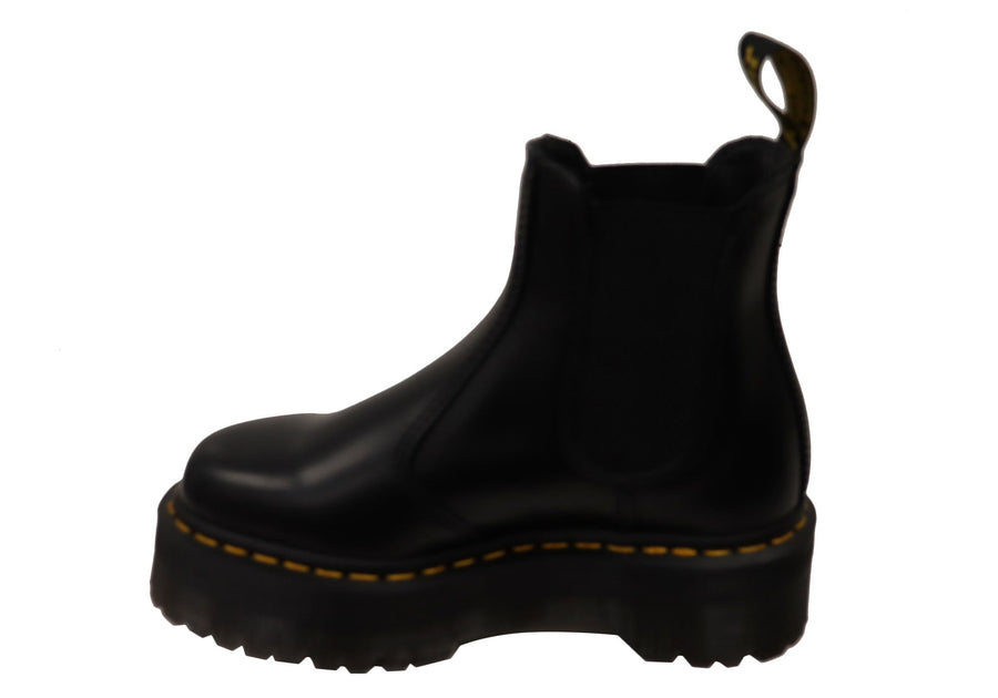 Dr Martens 2976 Quad Unisex Leather Platform Chelsea Boots