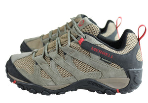Merrell Mens Alverstone Waterproof Comfortable Leather Hiking Shoes