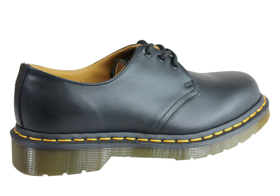 Dr Martens 1461 Classic Black Nappa Lace Up Comfortable Unisex Shoes
