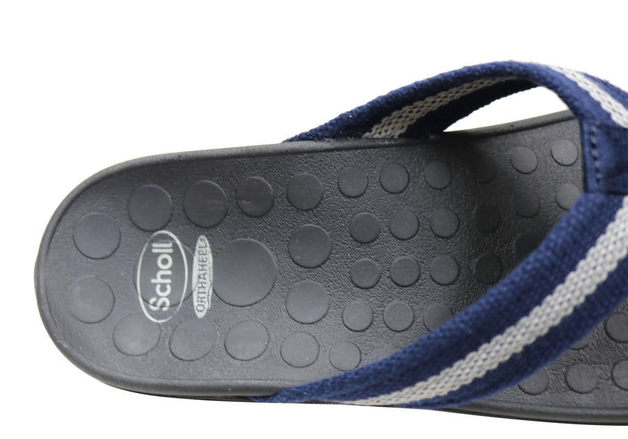 Scholl Orthaheel Whack Mens Supportive Comfortable Thongs