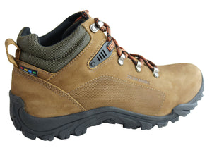 Bradok Zion M Mens Comfortable Leather Hiking Boots Made In Brazil