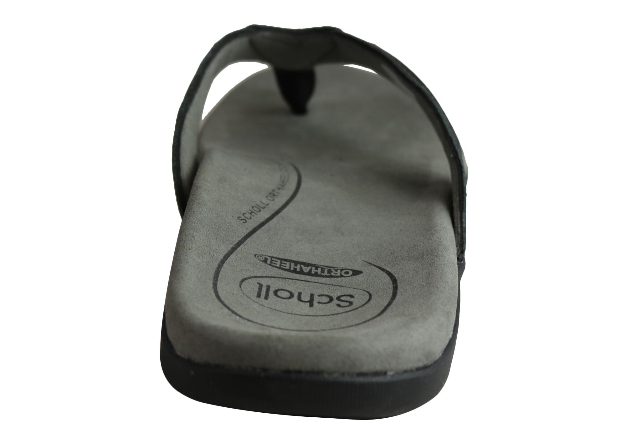 Scholl Orthaheel Bondi II Mens Comfort Orthotic Thongs With Support