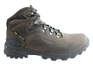 Bradok Raptor Mens Comfortable Leather Hiking Boots Made In Brazil