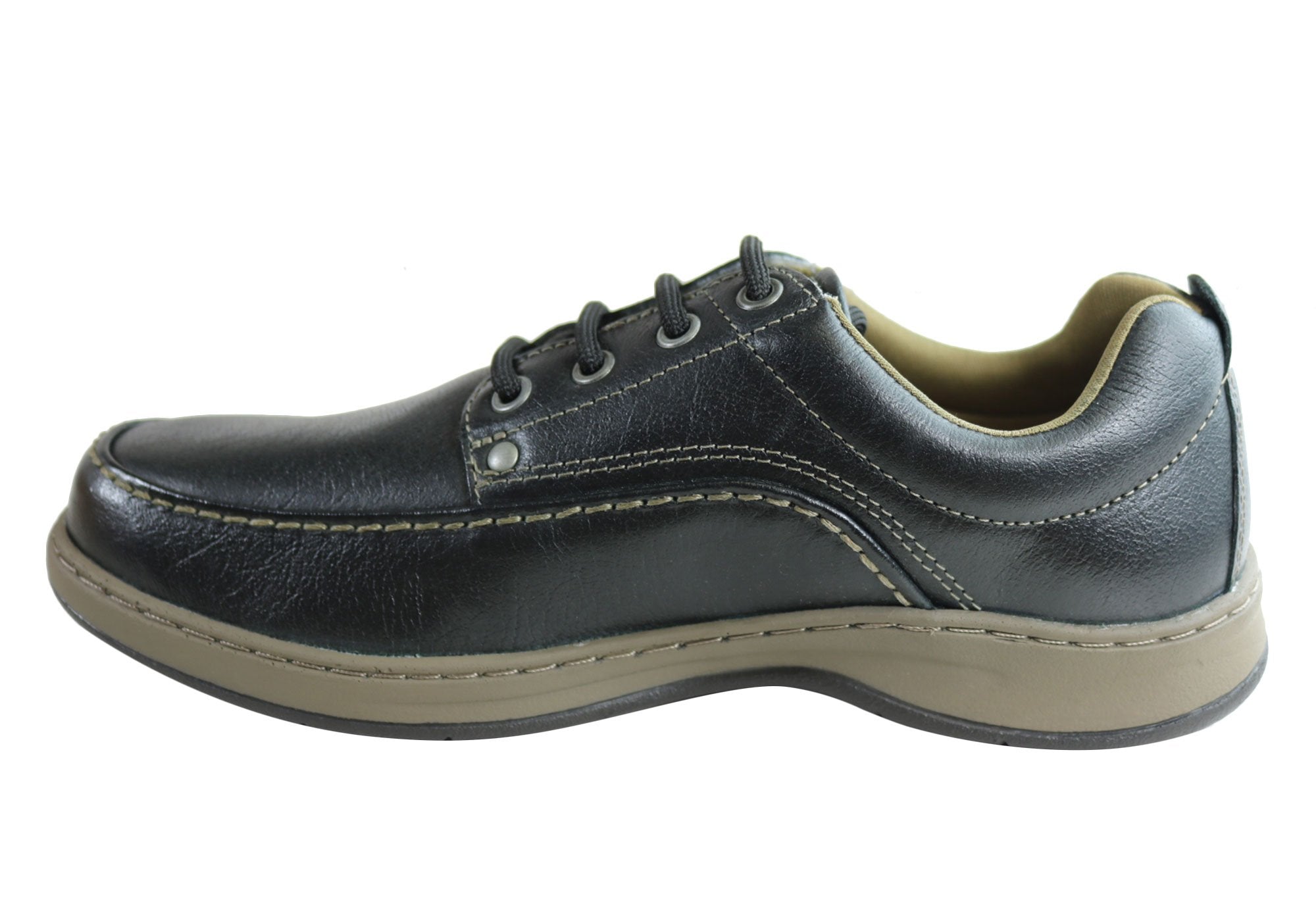 Bradok Mens Classic Lace Comfortable Leather Shoes Made In Brazil