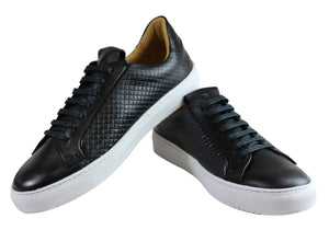 Savelli Turbine Mens Leather Lace Up Casual Shoes Made In Brazil