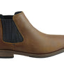 Savelli Legend Mens Comfort Leather Chelsea Dress Boots Made In Brazil