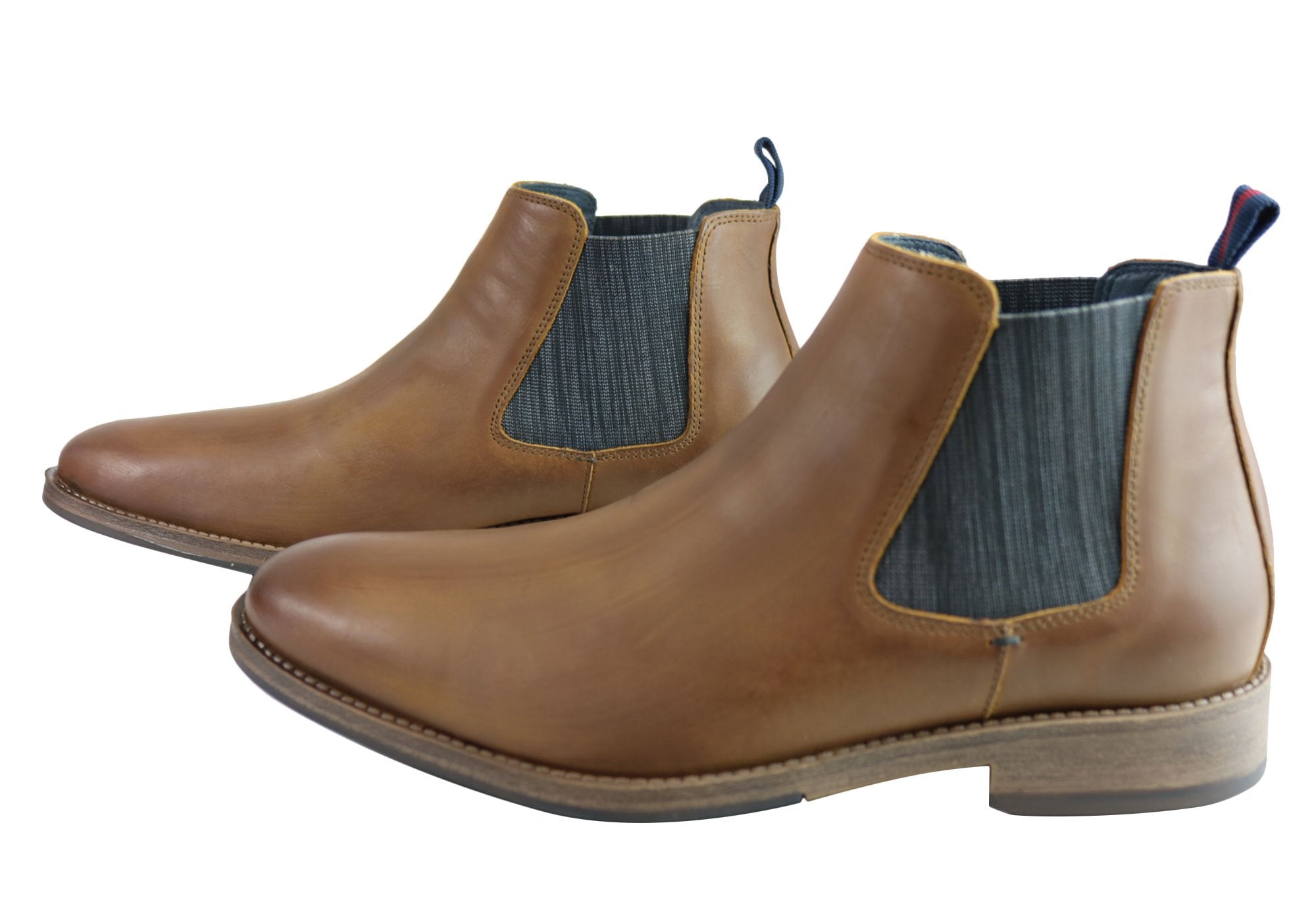 Savelli Legend Mens Comfort Leather Chelsea Dress Boots Made In Brazil