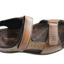 Pegada Thompson Mens Leather Comfort Cushioned Sandals Made In Brazil