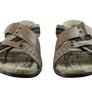 Pegada Nixon Mens Leather Comfortable Slide Sandals Made In Brazil