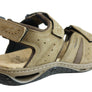 Pegada Jarrod Mens Leather Comfort Cushioned Sandals Made In Brazil