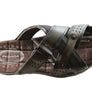 Pegada Nixon Mens Leather Comfortable Slide Sandals Made In Brazil