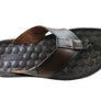 Pegada York Mens Leather Comfortable Thongs Sandals Made In Brazil