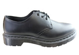 Dr Martens 1461 Mono Black Smooth Lace Up Comfortable Unisex Shoes