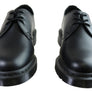 Dr Martens 1461 Mono Black Smooth Lace Up Comfortable Unisex Shoes