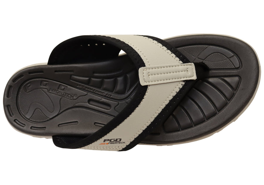 Pegada Blake Mens Comfortable Thongs Sandals Made In Brazil