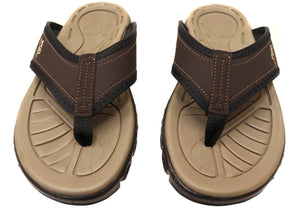 Pegada Blake Mens Comfortable Thongs Sandals Made In Brazil