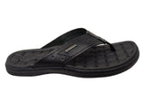 Pegada Arizona Mens Leather Comfortable Thongs Sandals Made In Brazil