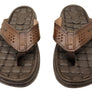 Pegada Arizona Mens Leather Comfortable Thongs Sandals Made In Brazil