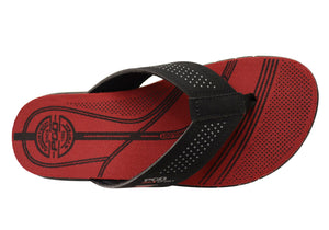 Pegada Dakar Mens Comfortable Thongs Sandals Made In Brazil