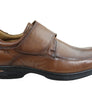 Ferricelli Wesley Mens Comfortable Adjustable Strap Leather Shoes