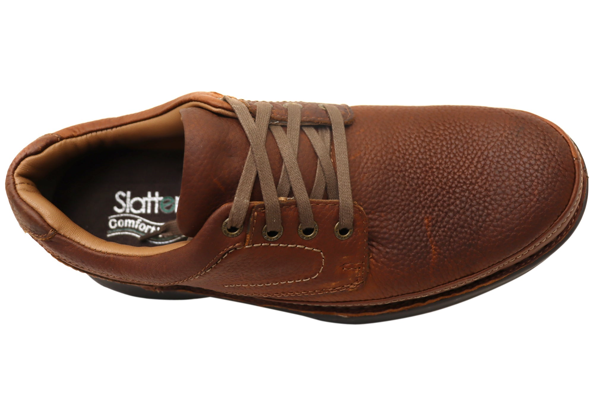 Slatters Apollo Mens Comfortable Leather Lace Up Shoes