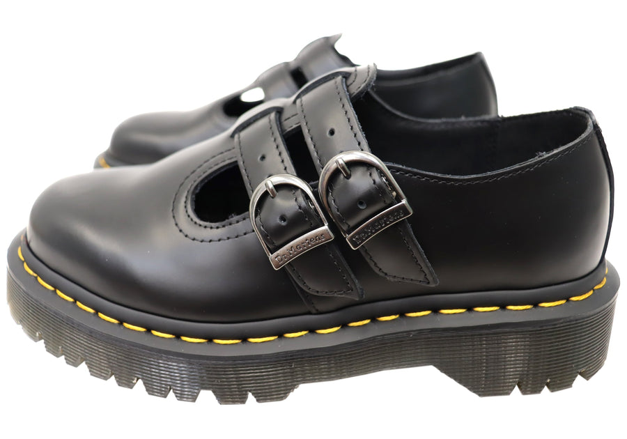 Dr Martens Womens 8065 II Bex Mary Jane Comfortable Leather Shoes