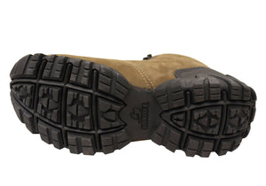 Bradok Nyiragongo Mens Comfort Leather Hiking Boots Made In Brazil