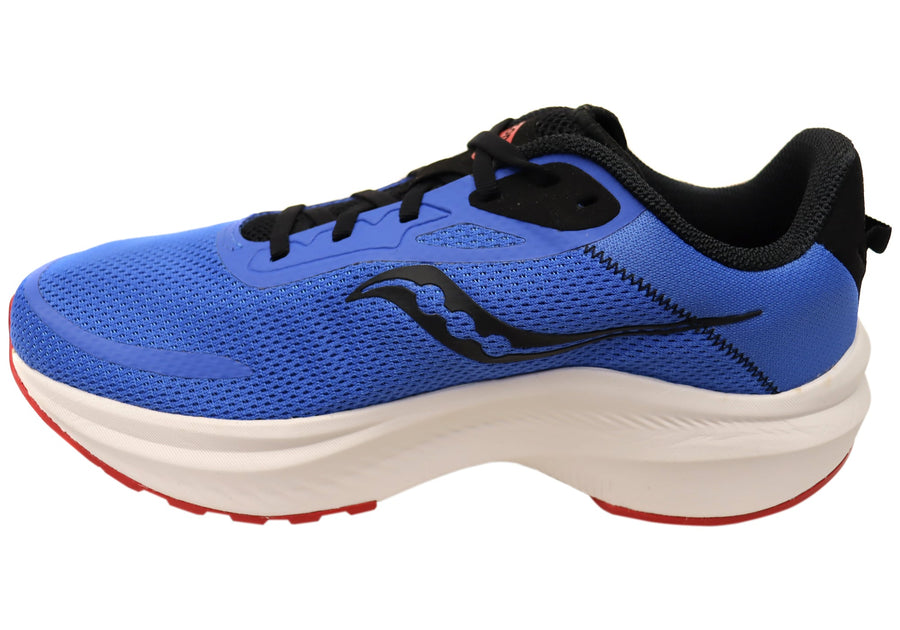 Saucony Mens Axon 3 Comfortable Cushioned Athletic Shoes