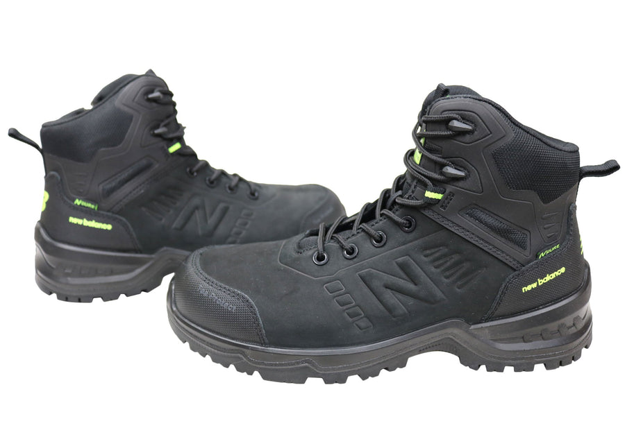 New Balance Contour Mens Leather Composite Toe 2E Wide Work Boots