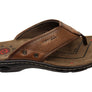 Pegada Glenn Mens Comfortable Leather Thongs Sandals Made In Brazil