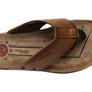 Pegada Glenn Mens Comfortable Leather Thongs Sandals Made In Brazil