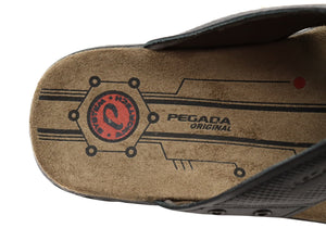 Pegada Glenn Mens Comfortable Leather Thongs Sandals Made In Brazil