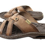 Pegada Carvo Mens Comfortable Leather Slides Sandals Made In Brazil