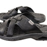 Pegada Carvo Mens Comfortable Leather Slides Sandals Made In Brazil