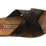 Pegada Hobbs Mens Comfortable Leather Slides Sandals Made In Brazil