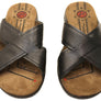 Pegada Hobbs Mens Comfortable Leather Slides Sandals Made In Brazil